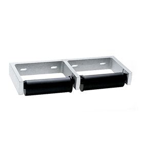 Lagasse ClassicSeries Toilet Tissue Dispenser Satin Finish Cast Aluminum Manual 2 Rolls Wall Mount - BOB2740