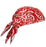 Chill-Its - Evaporative Cooling Triangle Hat Red Western One Size Fits Most - 12325