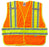 Ergodyne GloWear 8240HL Class 2 Safety Vest Medium Orange 1 Pocket Unisex - 21384