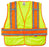 Ergodyne GloWear 8240HL Class 2 Safety Vest Medium Lime Green 1 Pocket Unisex - 21394