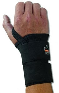 ProFlex 4010 - Wrist Support Double Strap Elastane / Elastic / Polyester Right Hand Black Small - 70022