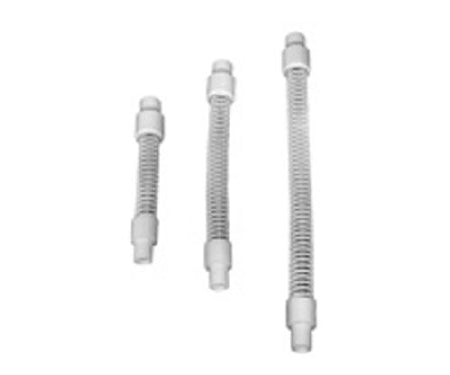Anesthesia Associates Connector Tubing 6 Inch Length 9/16 Inch ID NonSterile Female / Male Connector Clear Rigid OT Surface Polyester - 00-436-06