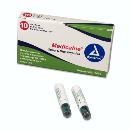 Medicaine - Sting and Bite Relief Topical Swab 6 mL Ampule - 1407