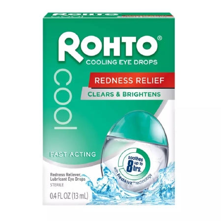 Mentholatum Company Rohto V Allergy Eye Relief 0.4 oz. Eye Drops - 31074201074
