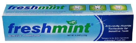 New World Imports Freshmint Toothpaste Mint Flavor 4.3 oz. Tube - TPS43