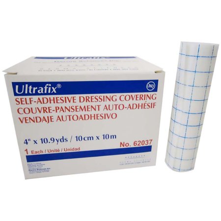 Ultrafix - Dressing Retention Tape with Liner Skin Friendly Nonwoven 4 Inch X 11 Yard White NonSterile - 62037