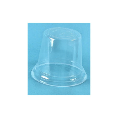 Saalfeld Redistribution Dome Lid 500 Each / Plastic / Clear - HDCC