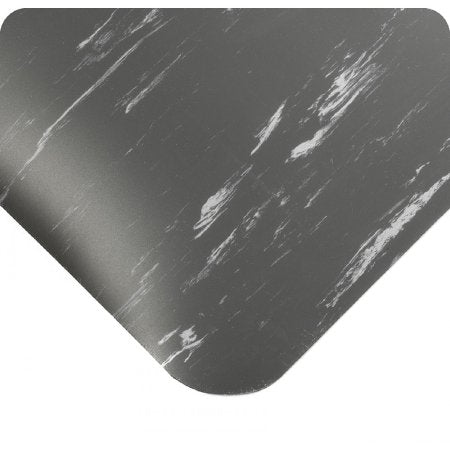 UltraSoft Tile-Top AM SpongeCote - Anti-Fatigue Floor Mat 3 X 10 Foot Gray PVC / Anti-Microbial Nitrile Infused Sponge - 19151179