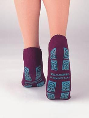 Pillow Paws Your Way - Slipper Socks One Size Fits Most Light Blue Ankle High - 3829