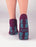 Pillow Paws Your Way - Slipper Socks One Size Fits Most Light Blue Ankle High - 3829