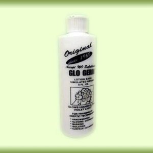 Glo-Germ Glo Germ Germ Simulator 8 oz. Bottle White Powder / Purified Water - GGG80