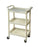 Fabrication Enterprises Mettler Utility Cart Plastic 34 X 14.25 X 20.75 Inch 3 Drawers White - 13-3099