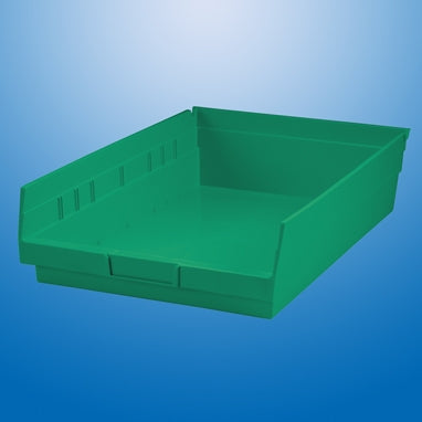 Health Care Logistics Health Care Logistics Shelf Bin Light Blue Industrial Grade Polymers 4 X 11-1/8 X 17-7/8 Inch - 1456B