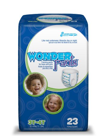 First Quality WonderPants Toddler Training Pants Pull On 3T to 4T Disposable Heavy Absorbency - WP8001/1