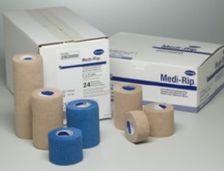 Hartmann Medi-Rip LF Cohesive Bandage 3 Inch X 5 Yard Standard Compression Self-adherent Closure Tan NonSterile - 25830000
