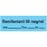 Precision Dynamics - Drug Label Anesthesia Label Tape Remifentanil 50 mcg/mL Date_Time_Int Blue 1/2 X 1-1/2 Inch - AN-38D50