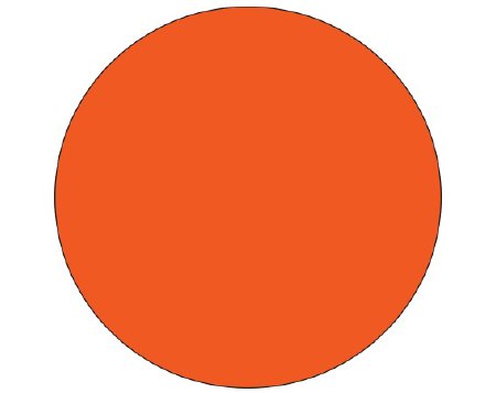 Shamrock - Blank Label Label Dot Red Litho Paper 3/4 Diameter - SDL-75R-27