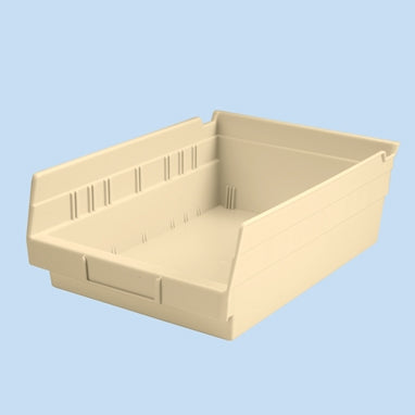 Health Care Logistics - Shelf Bin Blue Plastic 4 X 8-3/8 X 11-5/8 Inch - 1447B