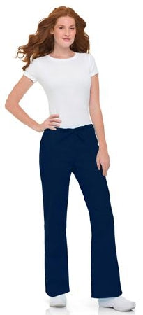 Landau Uniforms Scrub Pants Small / Tall Navy Blue Female - 8335BNPSMTALL