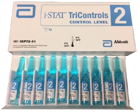 i-STAT Tricontrols - Control Sodium / Potassium Level 2 1.7 mL - 05P7201