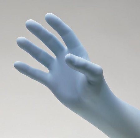 NitriDerm Ultra Blue - Exam Glove X-Small NonSterile Nitrile Standard Cuff Length Fully Textured Light Blue Chemo Tested - 157050