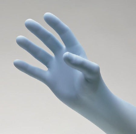 Innovative Healthcare Corporation NitriDerm Ultra Blue Exam Glove X-Small NonSterile Nitrile Standard Cuff Length Fully Textured Light Blue Chemo Tested - 157050