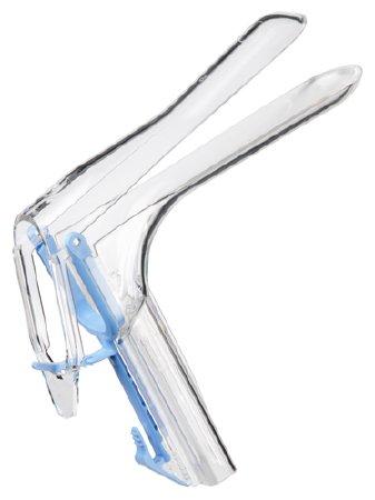 Welch Allyn KleenSpec 590 Series Premium Vaginal Speculum Pederson NonSterile OR Grade Acrylic Large Double Blade Duckbill Disposable Light Source Compatible - 59004