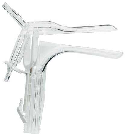 KleenSpec 590 Series Premium - Vaginal Speculum Pederson NonSterile Office Grade Acrylic Small Double Blade Duckbill with PSE Tube Disposable Corded/Cordless Light Source Compatible - 59005