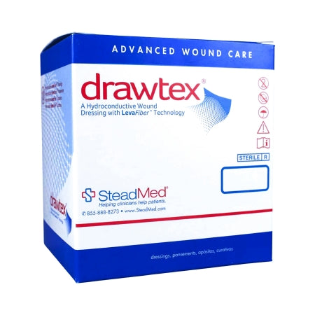 Drawtex - Hydroconductive Wound Dressing 3 X 30 Inch Fiber Roll Sterile - 00305