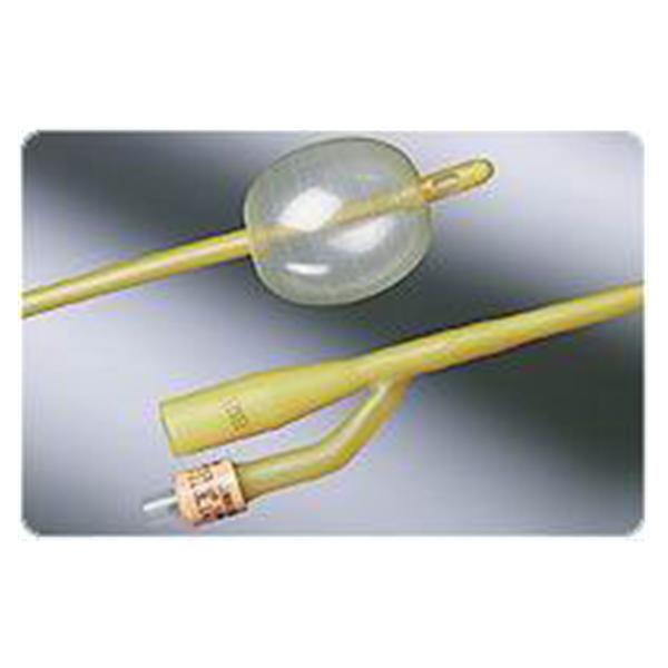 Bard Medical Division Catheter Foley Lubricath 22Fr 30Cc Shrt Rnd Tp Silicone Coated 2-Way 16" 12/Bx - 0118L22