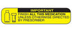 Health Care Logistics Indeed Pre-Printed Label Auxiliary Label Important Finish All This Medication Unless Otherwise Directed By Prescriber Yellow 3/8 X 1-5/8 Inch - 2002