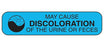 Health Care Logistics Indeed Pre-Printed Label Auxiliary Label May Cause Discoloration Of The Urine Or Feces Blue 3/8 X 1-5/8 Inch - 2006
