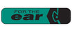 Health Care Logistics Indeed Pre-Printed Label Auxiliary Label For the Ear Green 3/8 X 1-5/8 Inch - 2030