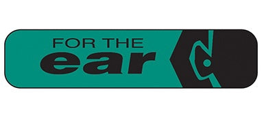 Health Care Logistics Indeed Pre-Printed Label Auxiliary Label For the Ear Green 3/8 X 1-5/8 Inch - 2030