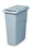 Saalfeld Redistribution Slim Jim Document Waste Receptacle 23 gal. Rectangular Gray LLDPE - FG9W1500LGRAY