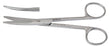 Miltex Vantage Dissecting Scissors Mayo 6-3/4 Inch Length Office Grade Stainless Steel Finger Ring Handle Curved Blade Blunt/Blunt - V95126