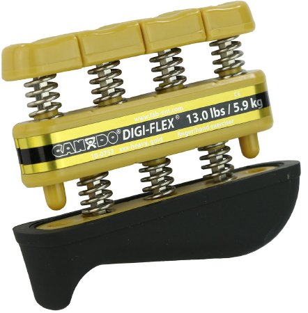 Fabrication Enterprises CanDo Digi-Flex Hand Exerciser Gold XXX-Heavy, 13 lb. - 10-0753