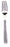 Fabrication Enterprises Fork Weighted / Straight Silver Stainless Steel - 61-0021