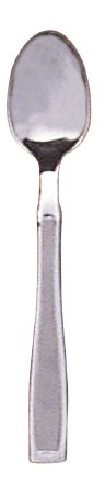Fabrication Enterprises - Teaspoon Weighted / Straight Silver Stainless Steel - 61-0022