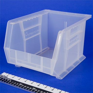 HCL Super Tough - Storage Bin Semi-Clear Plastic 7 X 8-1/4 X 10-3/4 Inch - 1413C