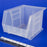 HCL Super Tough - Storage Bin Semi-Clear Plastic 7 X 8-1/4 X 10-3/4 Inch - 1413C
