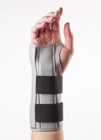 Corflex - Wrist Splint Aluminum / Elastic / Flannel / Vinyl Right Hand Gray 2X-Small - 73-5540-000