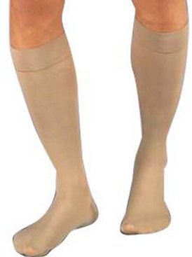 JOBST Relief - Compression Stocking Knee High Medium Black Closed Toe - 114737