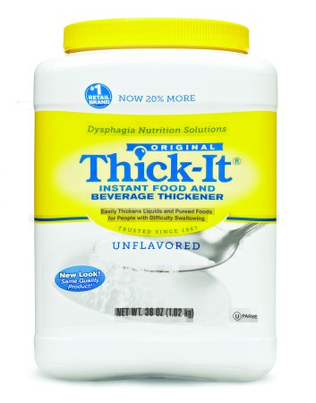 Kent Precision Foods Thick-It Food Thickener 36 oz. Canister Unflavored Ready to Use Consistency Varies By Preparation - J585-C6800