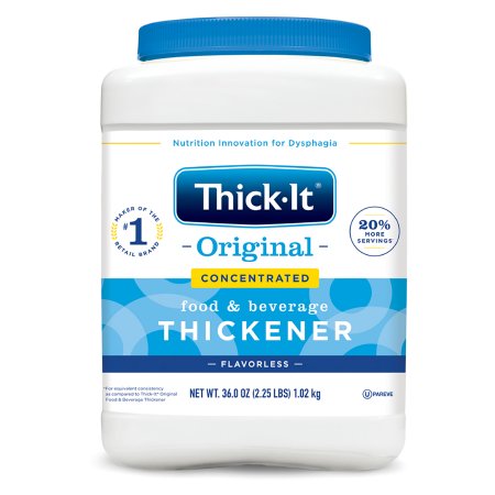 Thick-It Original Concentrated - Food and Beverage Thickener 36 oz. Canister Unflavored Powder Consistency Varies By Preparation - J587-C6800