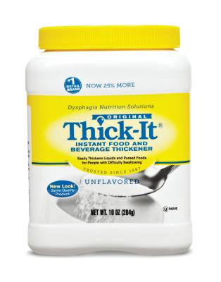 Kent Precision Foods Thick-It Food and Beverage Thickener 10 oz. Canister Unflavored Ready to Use Consistency Varies By Preparation - J584-H5800