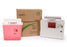 Sharps Compliance TakeAway Recovery System Sharps Container Intro Kit 2-Piece 12-1/4 L X 4-3/4 W X 10-1/2 H Inch 5 Quart Translucent Red Horizontal Entry Lid - 80501-INTRO