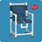 IPU IPU Shower Chair ipu Fixed Arm PVC Frame Mesh Back - SC200-OS-FS
