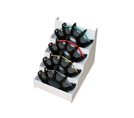 CanDo Digi-Extend - Finger Extension Exerciser Set Black Varied Resistance - 10-0757