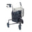 drive Deluxe - 3 Wheel Rollator Flame Blue Adjustable Height / Folding Aluminum Frame - 10289BL